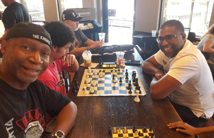 Master Bo Githoro, Coach Rob and Coach - The Chess Academy