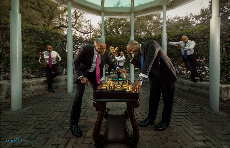 Master Bo Githoro, Coach Rob and Coach - The Chess Academy